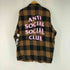 アンチソーシャルソーシャルクラブ ANTI SOCIAL SOCIAL CLUB チェックネルシャツ メンズ JPN:XXL
